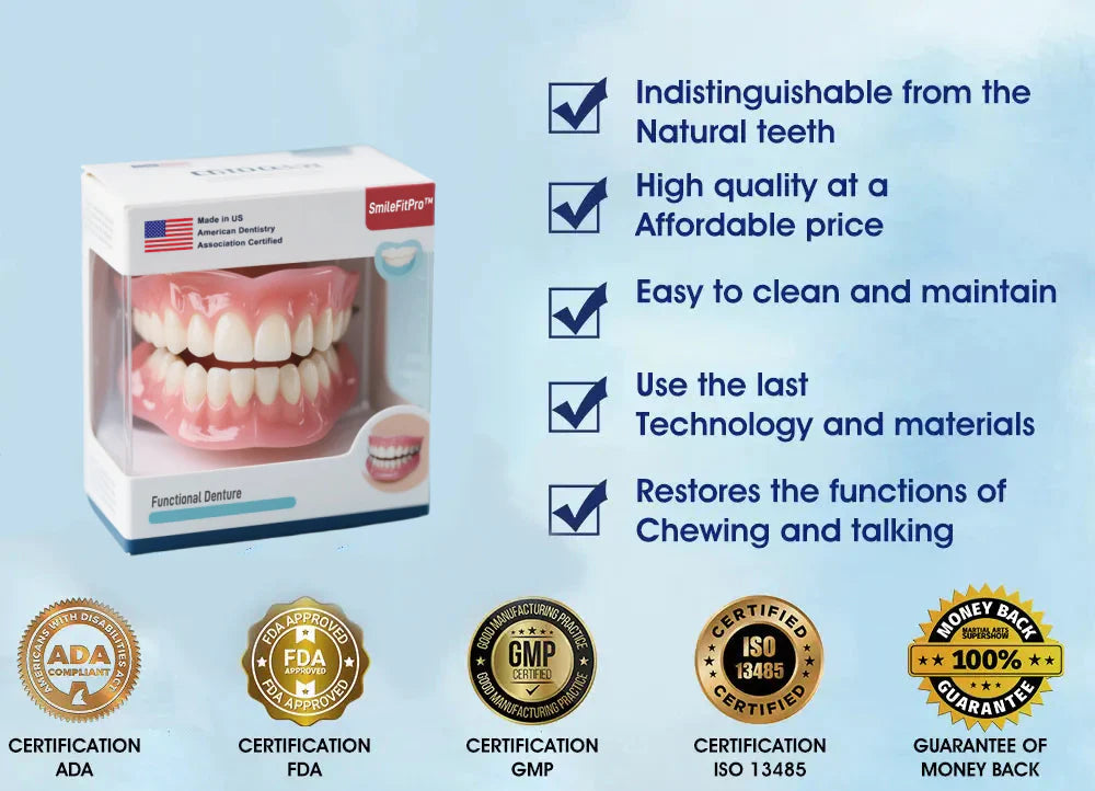 SmileFitPro⢠Multi-Functional Shaping Silicone Denture Setš¦·