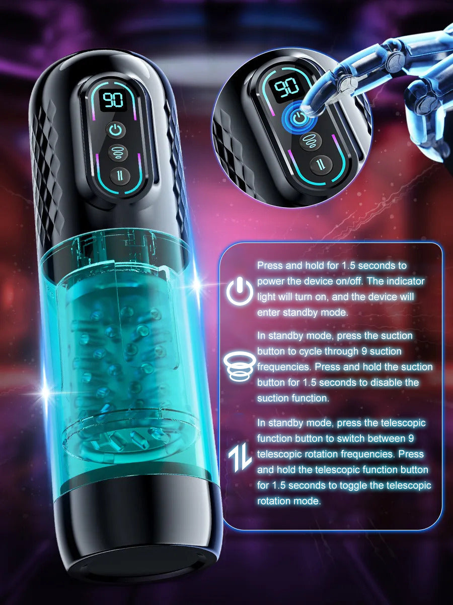 【Discreet Delivery】-Smart Suction & Stroke Device – Fully Automated for Effortless Enjoyment✨