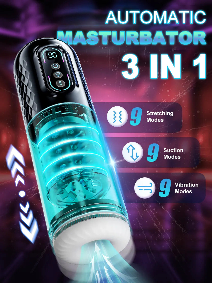 【Discreet Delivery】-Smart Suction & Stroke Device – Fully Automated for Effortless Enjoyment✨
