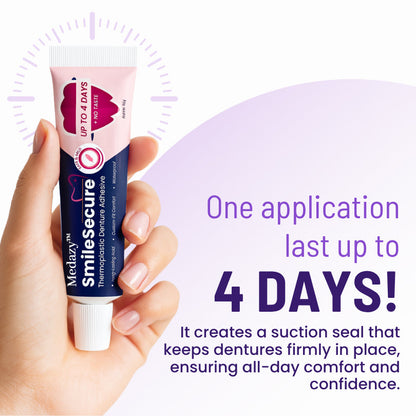 Medazy® SmileSecure Thermoplastic Denture Adhesive